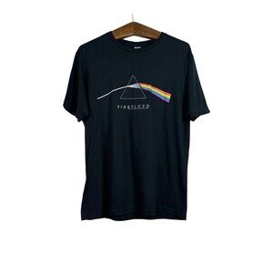 Pink Floyd Y2K Mens T Shirt Size L Black 2005 Dark Side of the Moon